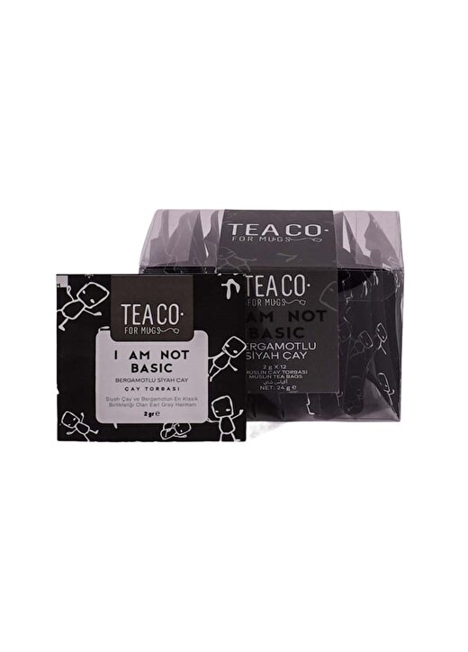 Tea Co - I Am Not Basıc - Bergamotlu Siyah Çay - Sachet Pack- 24Gr 3