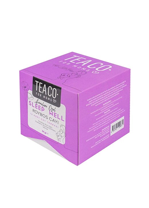 Tea Co - Sleep Well - Kızılcık Ve Vanilyalı Roybos Çayı - Tea Bag Box - 24Gr 2