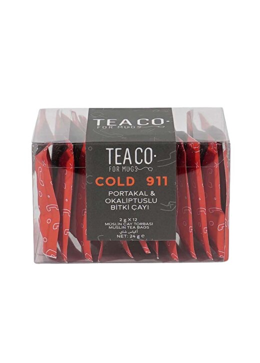 Tea Co - Cold 911 - Greyfurt Ve Portakallı Bitki Çayı - Sachet Pack - 24Gr 3