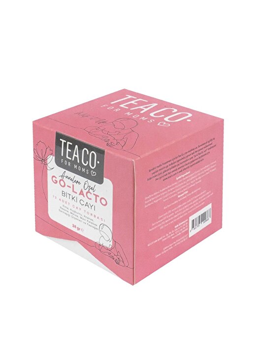 Tea Co - Go-Lacto - Melisa Ve Mavi Kelebekli Bitki Çayı - Tea Bag Box - 24Gr 2