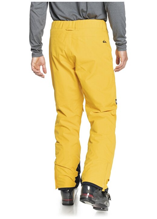 Quiksilver Düz Sarı Erkek Kayak Pantolonu 4