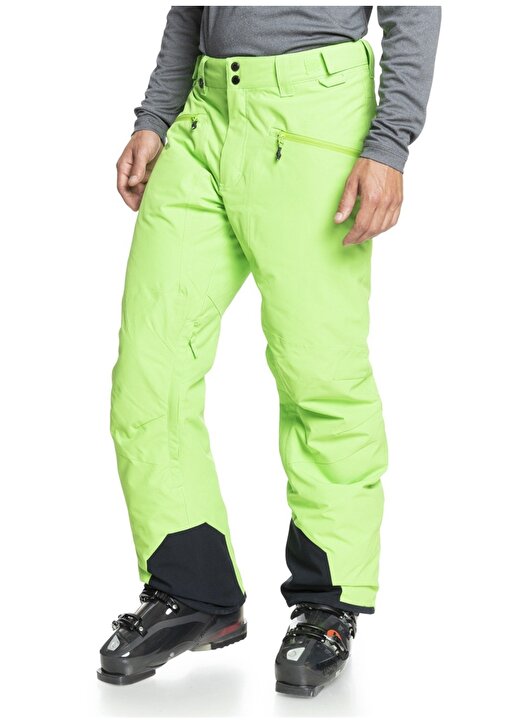 Quiksilver Düz Yeşil Erkek Kayak Pantolonu 3