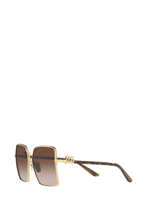 Dolce&Gabbana DG2279 Kare Altın Kadın Güneş Gözlüğü 3