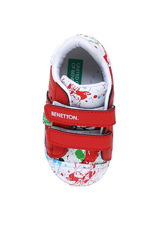 Benetton Kırmızı Bebek Yürüyüş Ayakkabısı BN-1017 4