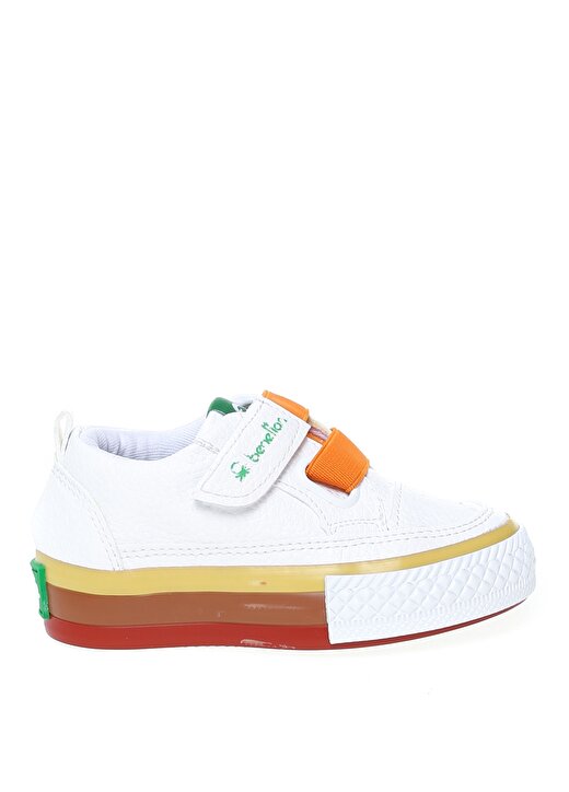 Benetton BN-30445 Beyaz Bebek Yürüyüş Ayakkabısı 1
