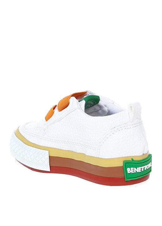 Benetton BN-30445 Beyaz Bebek Yürüyüş Ayakkabısı 2