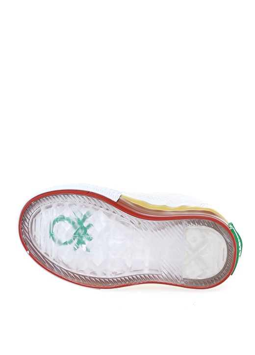 Benetton BN-30445 Beyaz Bebek Yürüyüş Ayakkabısı 3