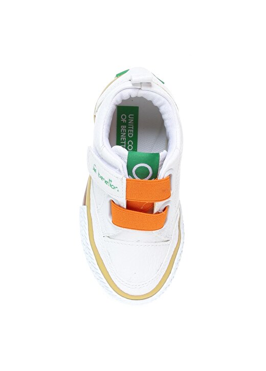 Benetton BN-30445 Beyaz Bebek Yürüyüş Ayakkabısı 4
