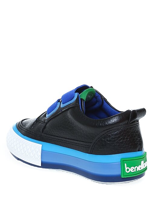 Benetton BN-30445 Siyah - Mavi Bebek Yürüyüş Ayakkabısı 2