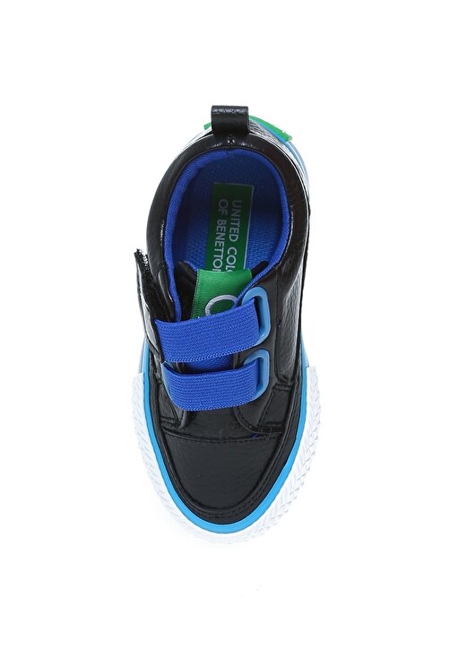Benetton BN-30445 Siyah - Mavi Bebek Yürüyüş Ayakkabısı 4