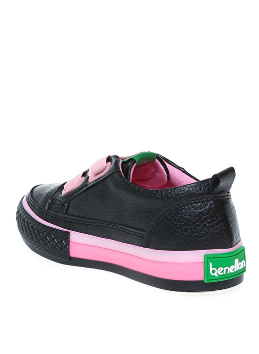 Benetton Siyah - Pembe Erkek Çocuk Yürüyüş Ayakkabısı BN-30441  2