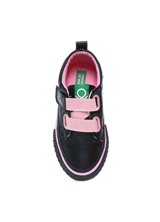 Benetton Siyah - Pembe Kız Çocuk Yürüyüş Ayakkabısı BN-30441 4