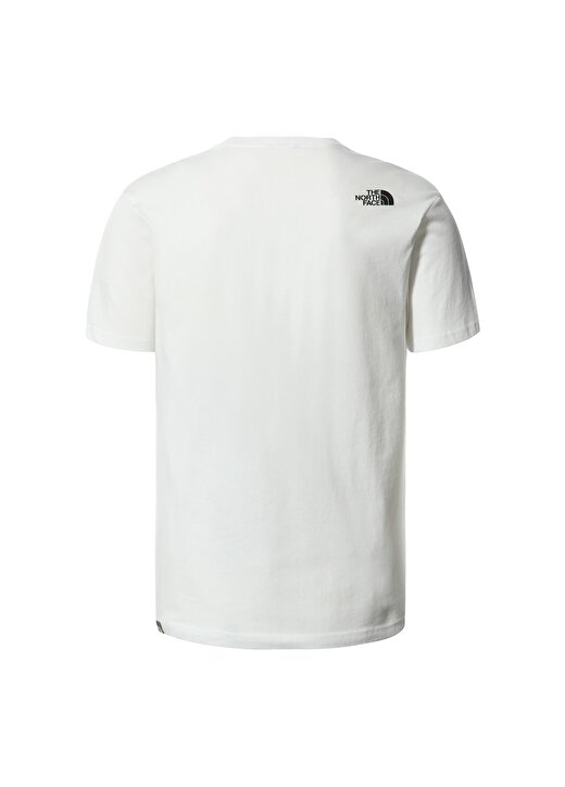 The North Face Bisiklet Yaka Düz Beyaz Erkek T-Shirt M BINER GPC 1 TEE 2