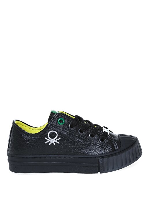 Benetton Siyah - Gri Erkek Çocuk Yürüyüş Ayakkabısı BN-30557 1