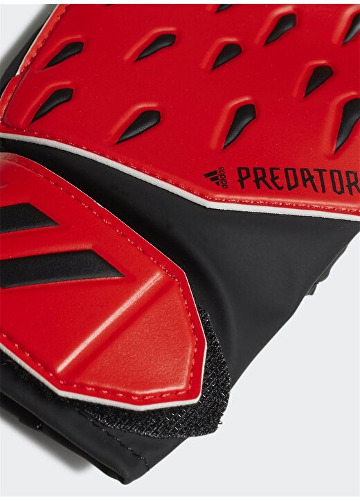 Adidas Pred Gl Trn J Normal Kalıp Desenli Kırmızı - Siyah Çocuk Kaleci Eldiveni 3