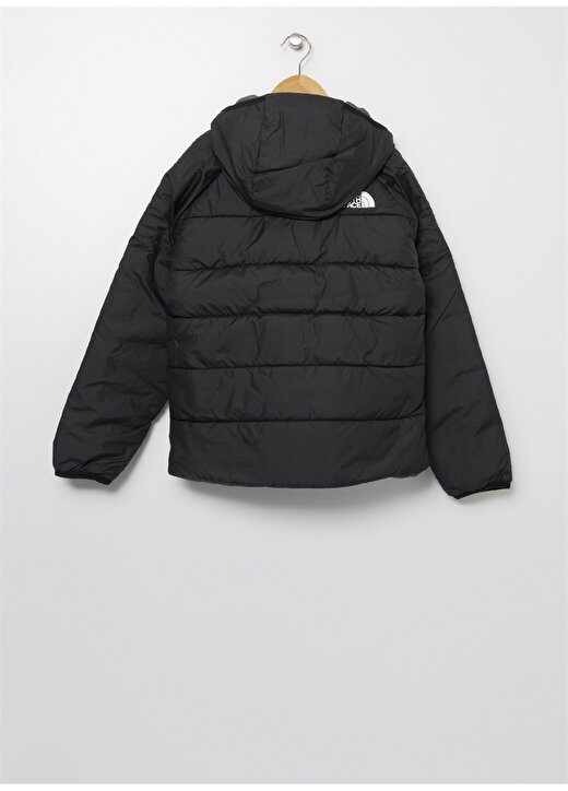 The North Face Nf0a5gc7jk31 B Rvrsbl Perrito Jkt Kapüşonlu Standart Kalıp Düz Siyah Erkek Çocuk Mont 2