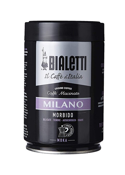Bialetti Coffee Tin Moka Milano 250G Toz Kahve 2