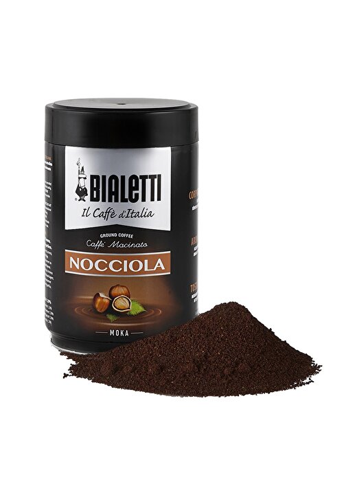 Bialetti Coffee Tin Moka Nocciola Hazelnut 250G Toz Kahve 4