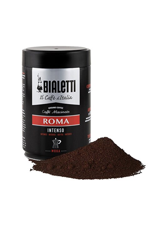 Bialetti Coffee Tin Moka Roma 250G Toz Kahve 1