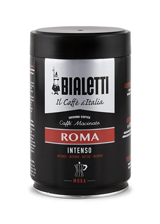 Bialetti Coffee Tin Moka Roma 250G Toz Kahve 2