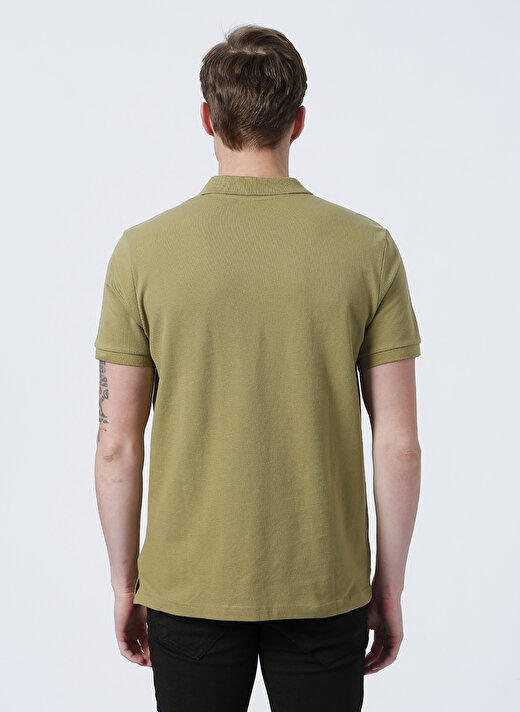 Limon Basic Düz Açık Haki Erkek Polo T-Shirt - Oscar21 4