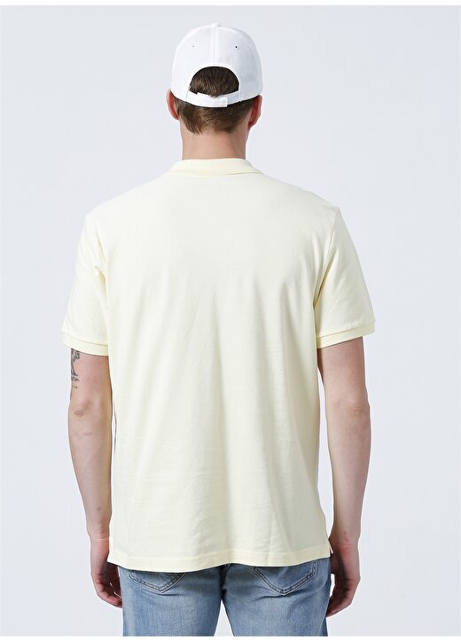 Limon Basic Düz Açık Sarı Erkek Polo T-Shirt - Oscar21 4