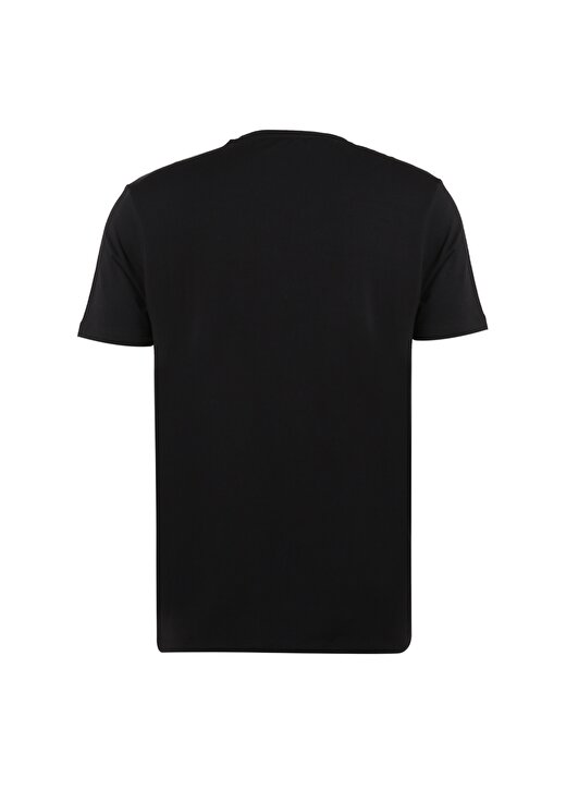 Fabrika Siyah Erkek Slim Fit Modal T-Shirt ROMEO-O 2