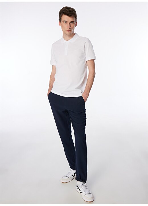 Fabrika Beyaz Erkek Regular Fit Polo T-Shirt BORAMIR-Y 2