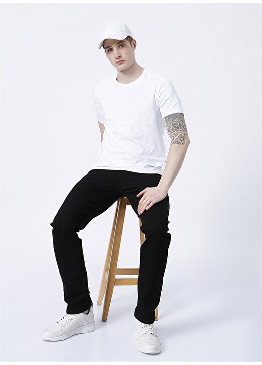 Fabrika Beyaz Erkek Slim Fit Modal T-Shirt ROMEO-O 2