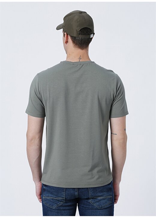 Fabrika Haki Erkek Slim Fit Modal T-Shirt ROMEO-O 4