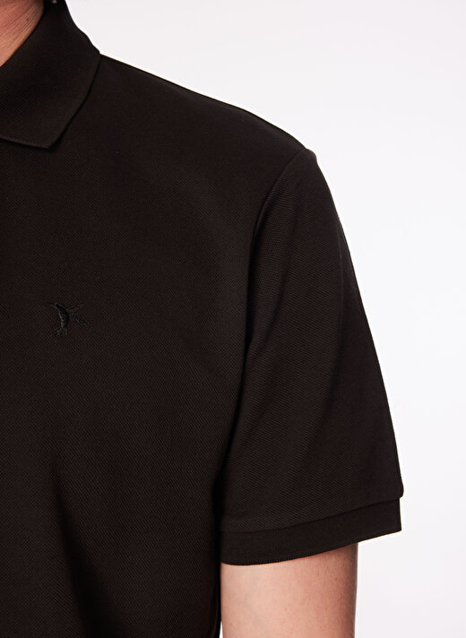 Fabrika   Basic Düz Siyah Erkek Polo T-Shirt  -  BORAMIR-Y 4