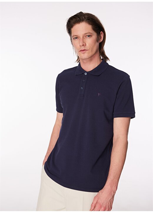 Fabrika Lacivert Erkek Regular Fit Polo T-Shirt BORAMIR-Y 1
