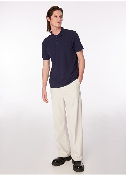 Fabrika Lacivert Erkek Regular Fit Polo T-Shirt BORAMIR-Y 2