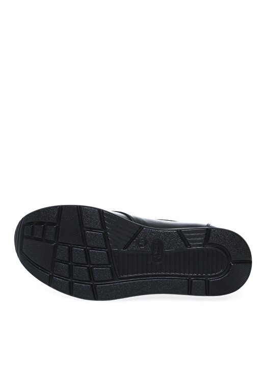 Forelli 57703-H Siyah Kadın Deri Düz Ayakkabı 3