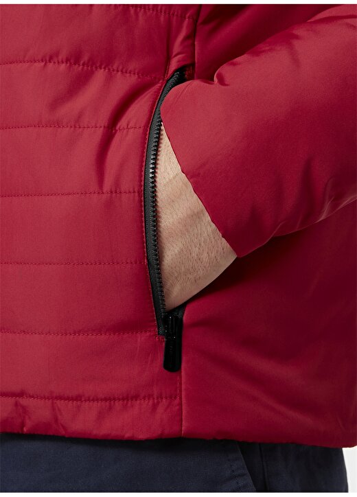 Helly Hansen Hh Crew Insulator Jacket 2.0 Fermuarlı Uzun Kollu Normal Kalıp Kırmızı Erkek Mont 3