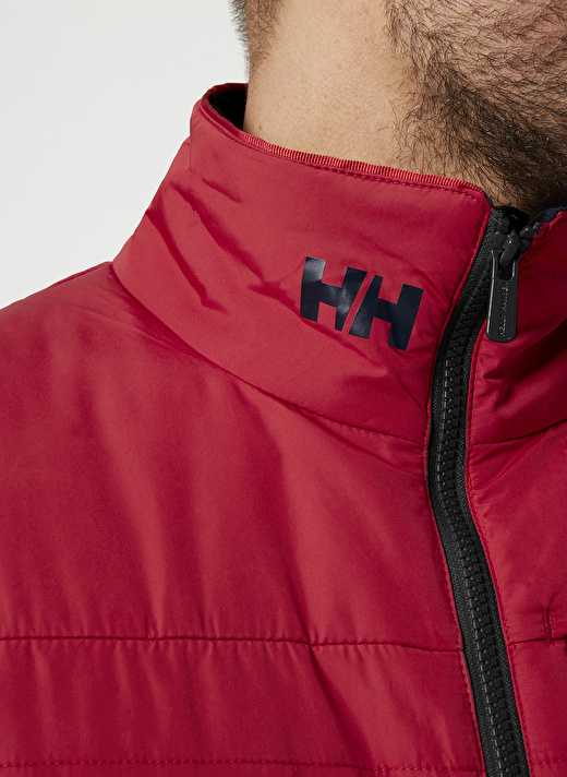 Helly Hansen Hh Crew Insulator Jacket 2.0 Fermuarlı Uzun Kollu Normal Kalıp Kırmızı Erkek Mont 4