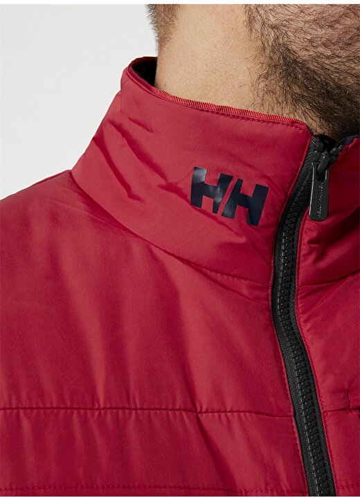 Helly Hansen Hh Crew Insulator Jacket 2.0 Fermuarlı Uzun Kollu Normal Kalıp Kırmızı Erkek Mont 4