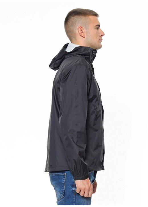 Helly Hansen Hh Loke Jacket Fermuarlı Uzun Kollu Normal Kalıp Siyah Erkek Yağmurluk 4