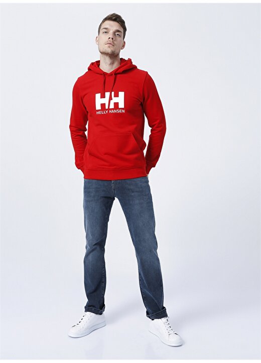 Helly Hansen Kırmızı Erkek Kapüşonlu Sweatshirt HH HH LOGO HOODIE 2