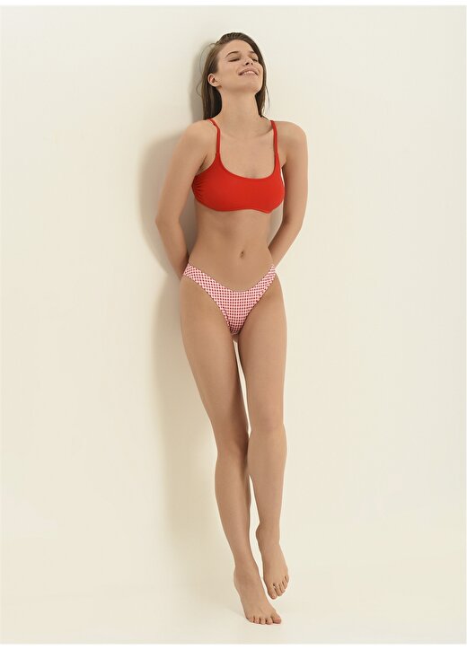 Morhipo Beach Kırmızı Kadın Bikini Takım 217332 4
