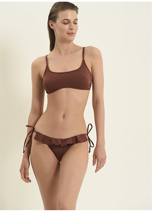 Morhipo Beach Kahve Kadın Bikini Takım 217389 1