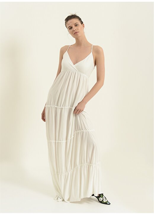 Morhipo Beach Beyaz Kadın Elbise AL2604-06 3