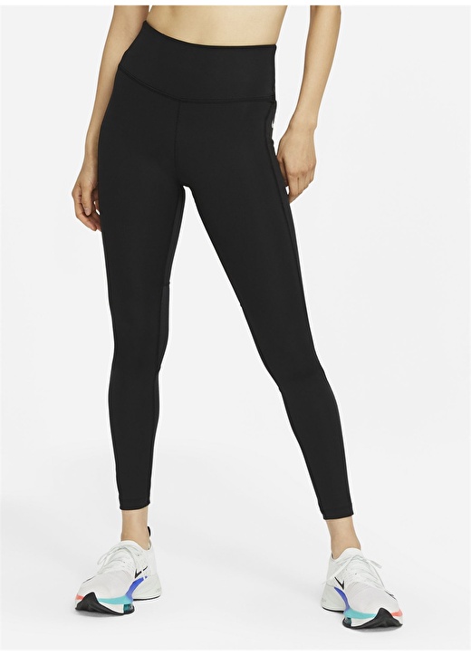 Nike Siyah Kadın Tayt CZ9240-010 W NK DF FAST TIGHT 2