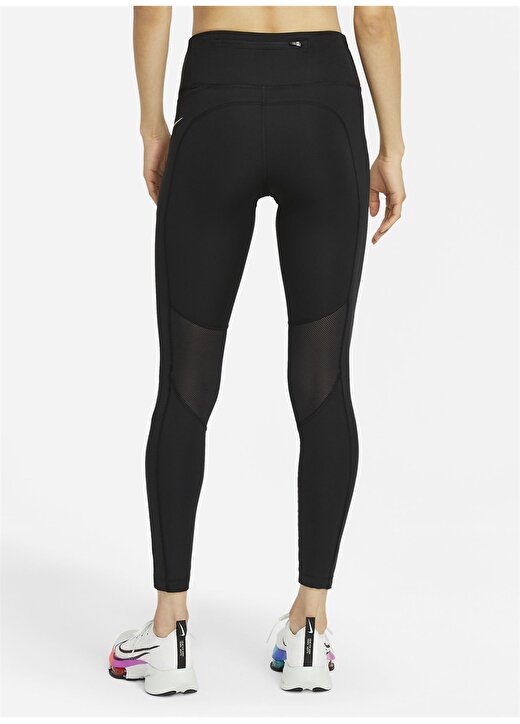 Nike Siyah Kadın Tayt CZ9240-010 W NK DF FAST TIGHT 3