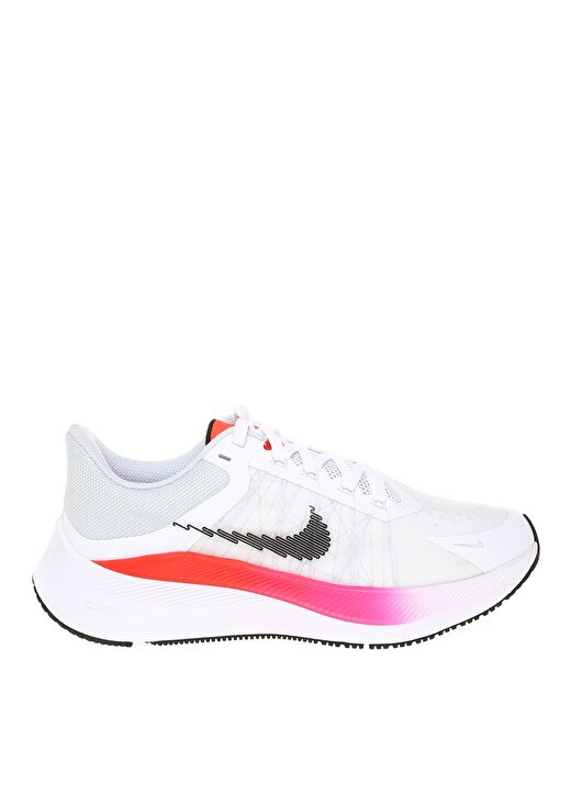 Nike CW3421-100 Wmns Zoom Wınflo Beyaz - Turuncu Kadın Koşu Ayakkabısı 1