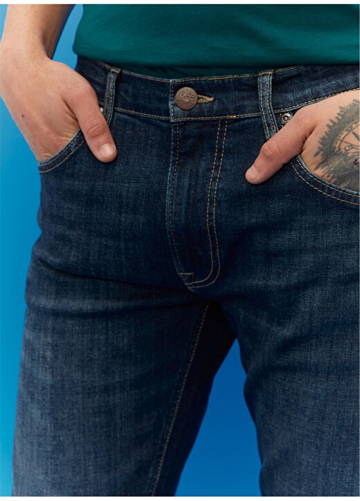 Lee Erkek Normal Bel Slim Fit Denim Pantolon L719PLMJ-397_Luke 4