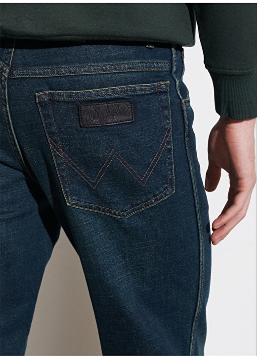 Wrangler Regular Fit Koyu Mavi Erkek Denim Pantolon W1212837E-408_Texas 4