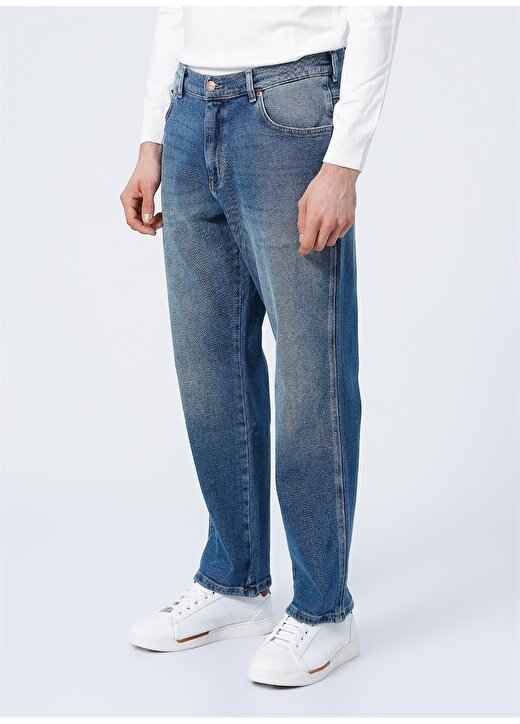 Wrangler Regular Fit Mavi Erkek Denim Pantolon W121N8286-400_Texas 3