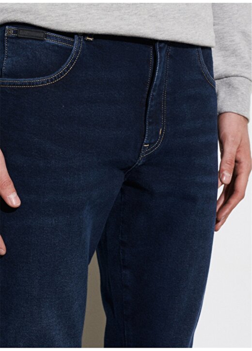 Wrangler Texas Slim Erkek Normal Bel Slim Fit Denim Pantolon W12S001397-397 4