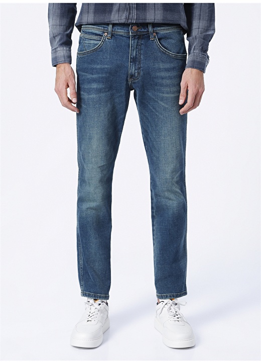 Wrangler Düşük Bel Regular Fit Erkek Denim Pantolon W15Q2837J-396_Greensboro 2